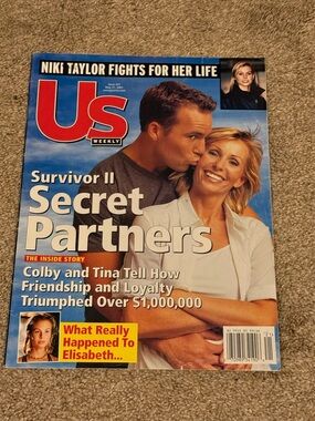 Us Weekly Magazine - Survivor II Secret Partners - Blue Cover